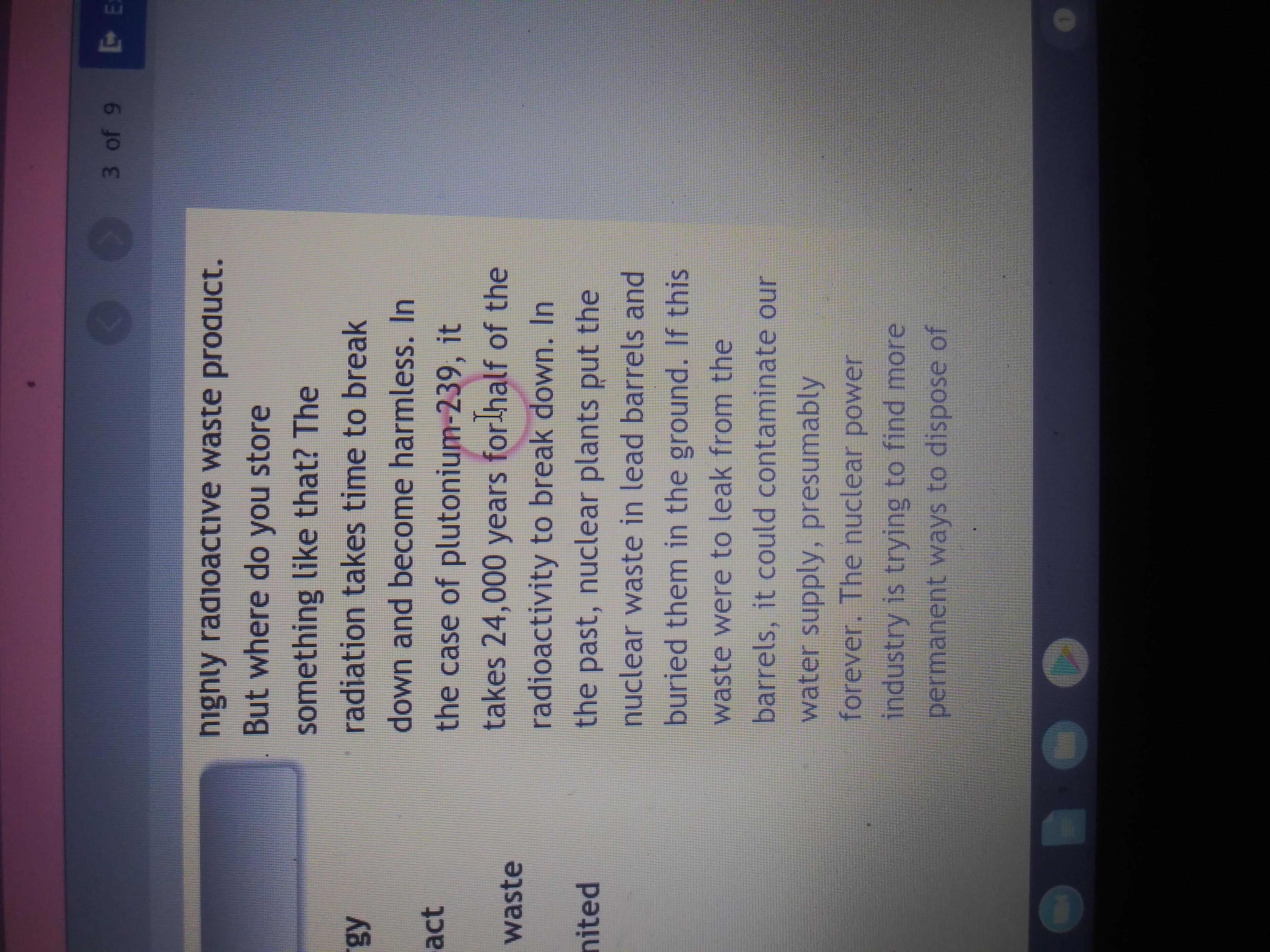 What is the topic of this passage?A. The advantage and disadvantage of nuclear energy.B. The chernobyl