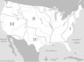 What Does Are II On The Map Indicate? A. Louisiana Purchase B. Texas Annexation C. Mexican Cession D.