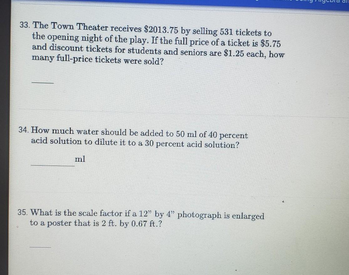 I would really appreciate if you helped me on all of these 