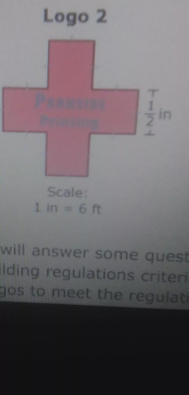 Find The Area For Logo 2 And Explain How U Found It.
