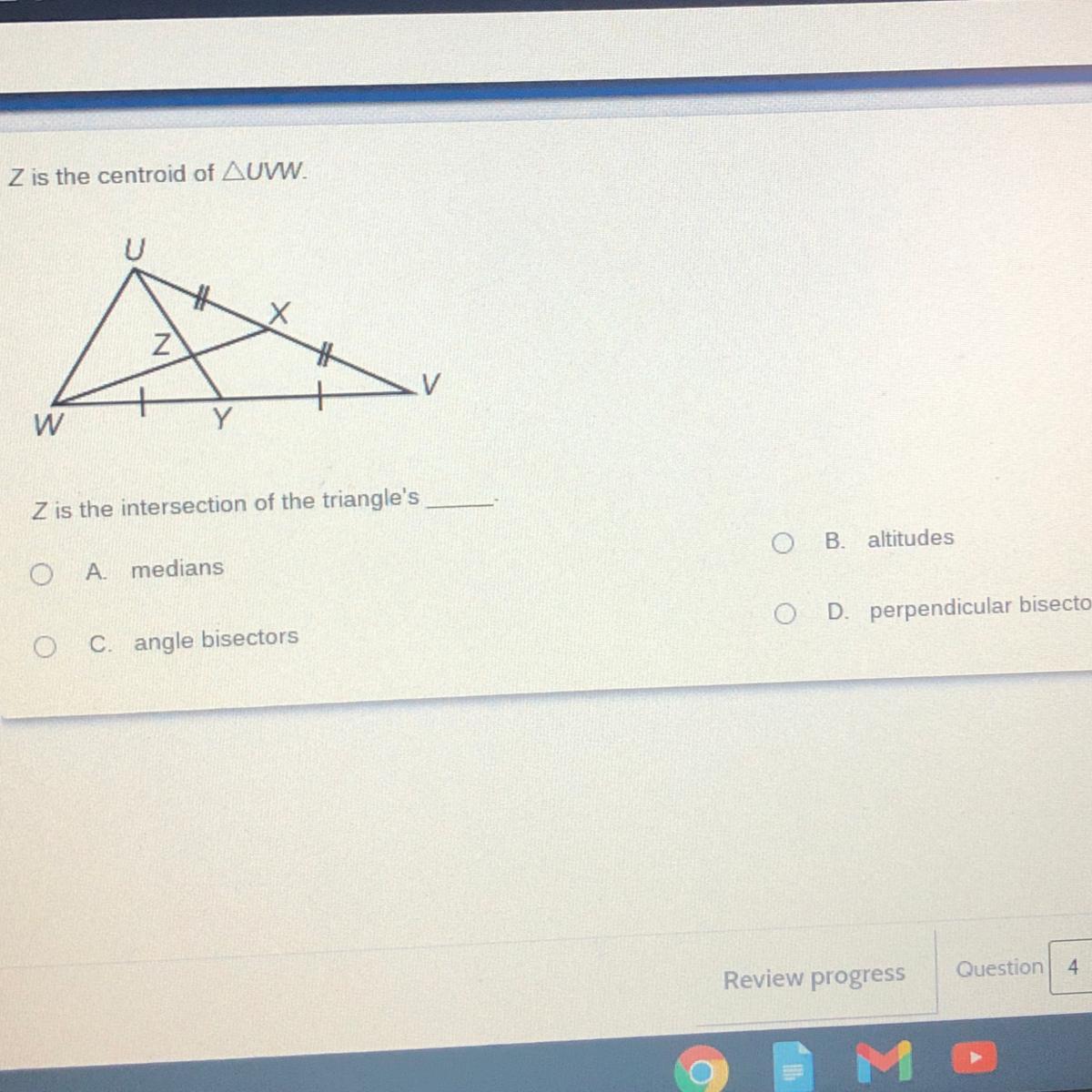 Z is the intersection of the triangles ______