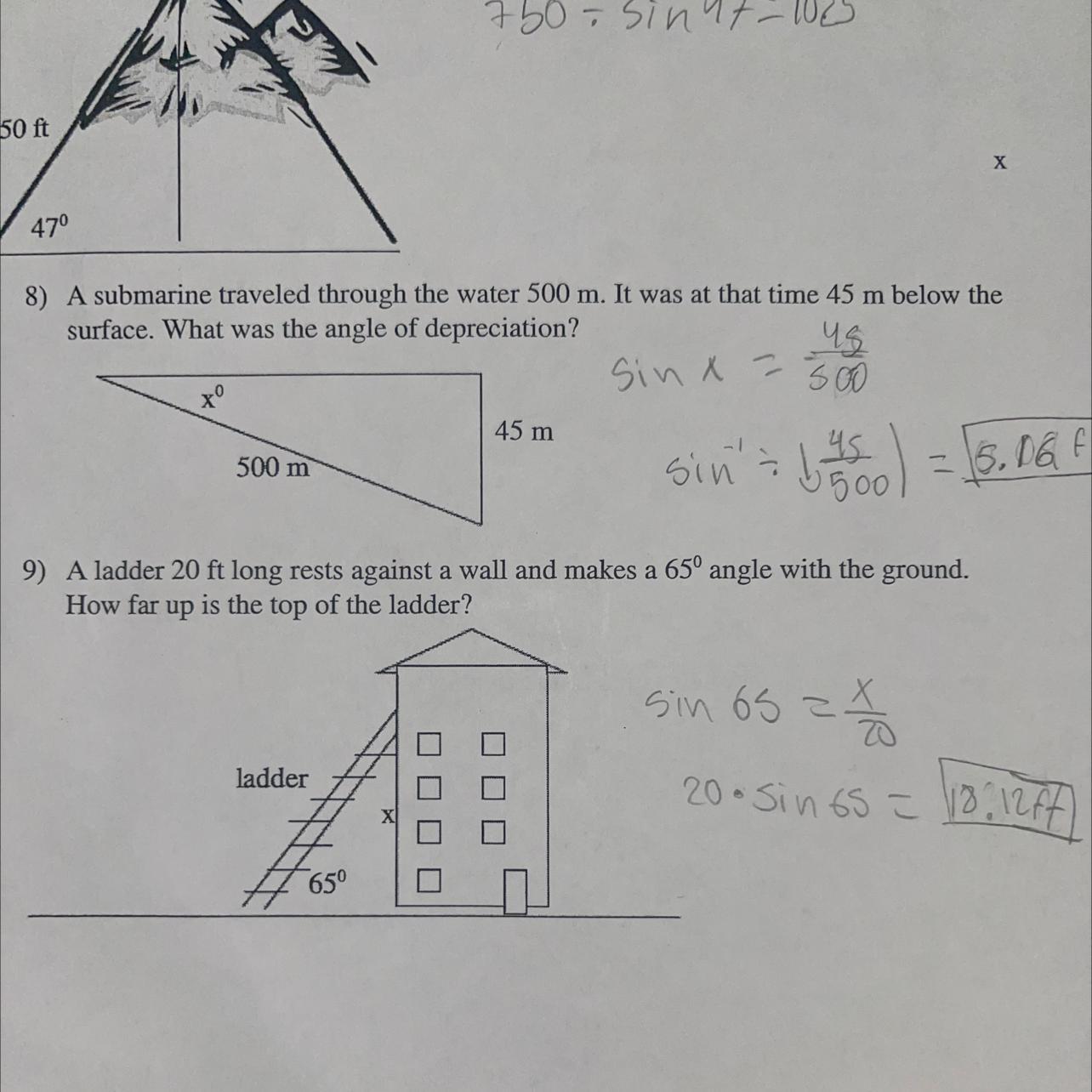 Can somebody check if 8 and 9 are correct? 