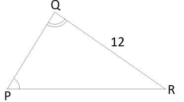 What is the scale factor from triangle ABC to triangle PQR?