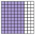 Write the decimal represented by each shaded square.