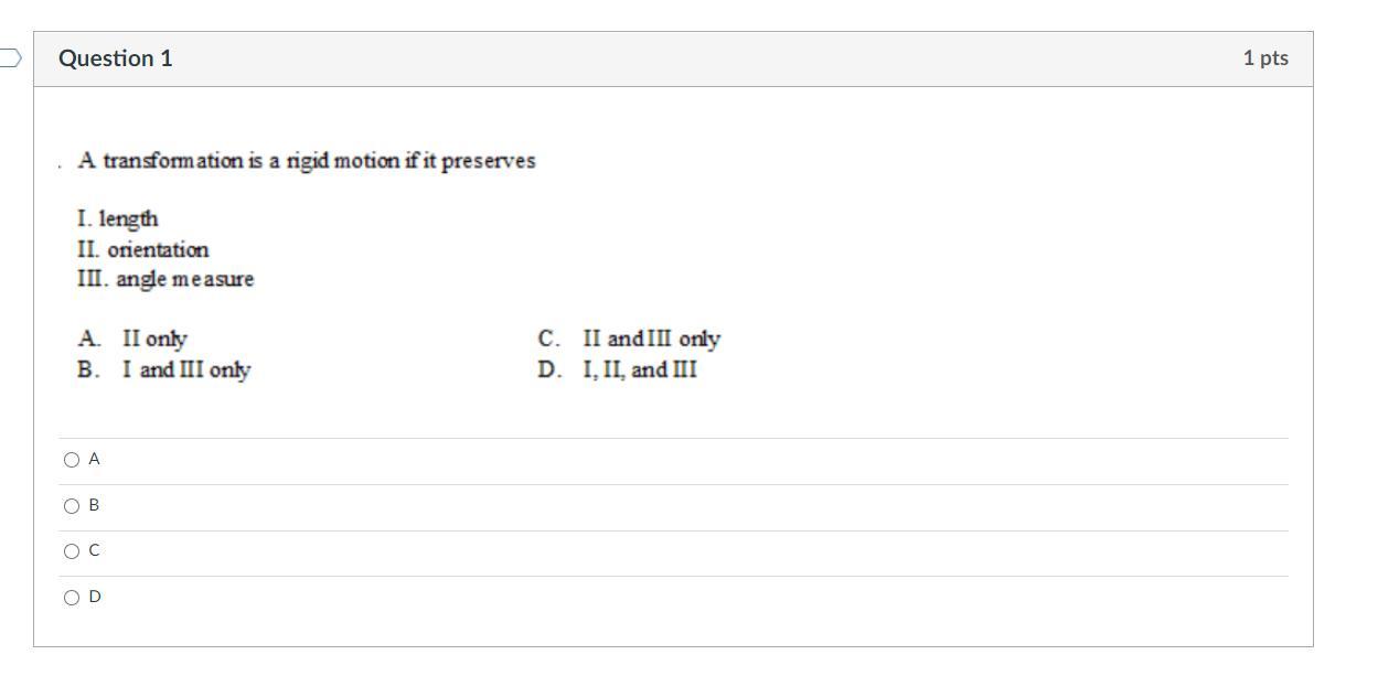 I need help with geometryI already know the answers aren't C or D