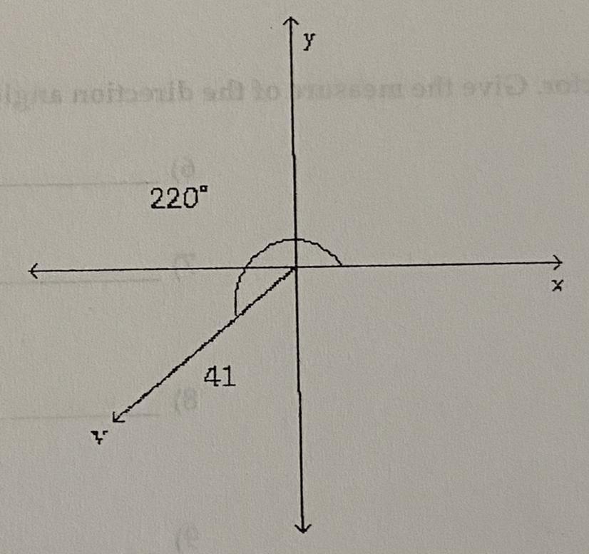 Write the vector in the form a, b. If necessary round values to the nearest hundredth.
