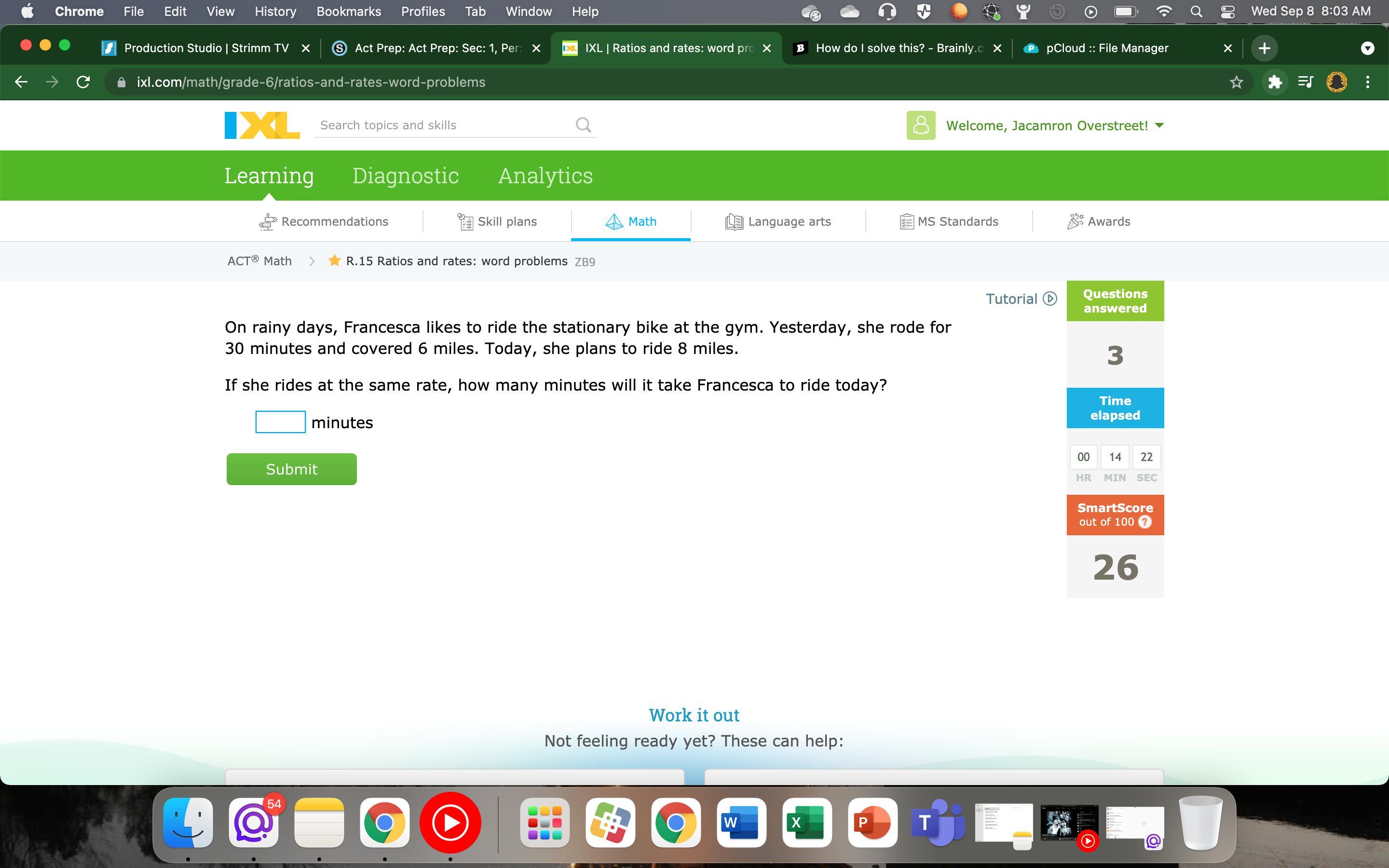I think i'm close on this one but I want to be sure. What's the answer?