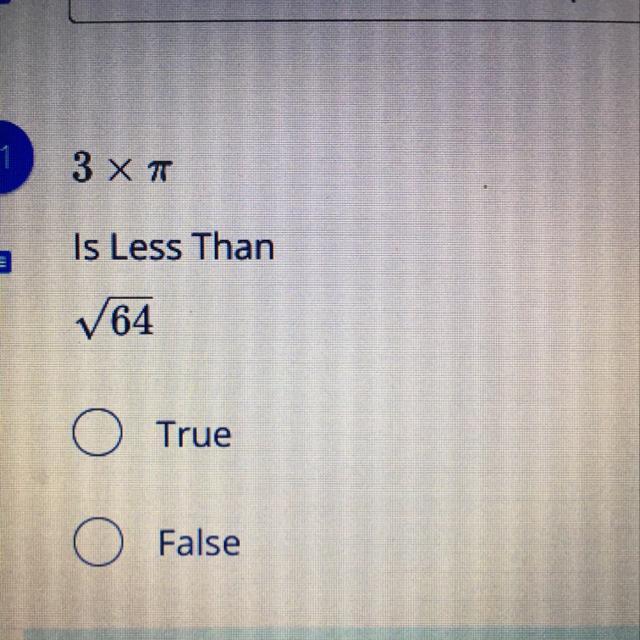 True or false please help