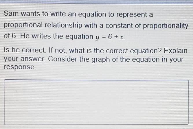 is Sam's answer right and if not right how to fix it