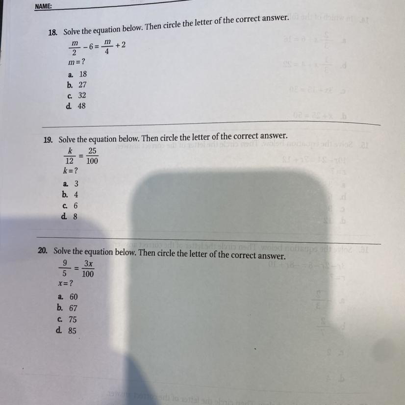 I would love some help please 18-20