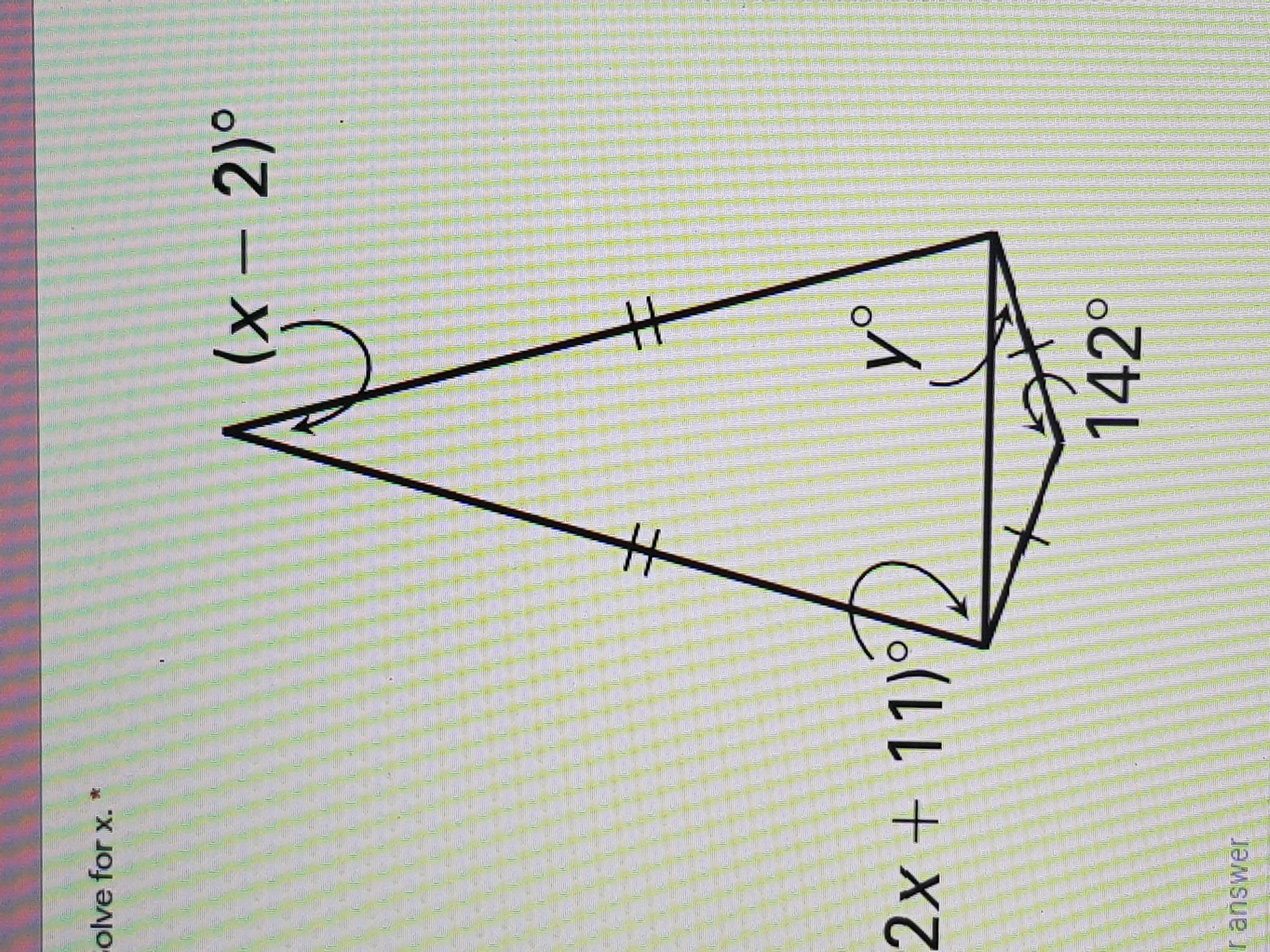 geometry - please helpsolve for x &amp; y
