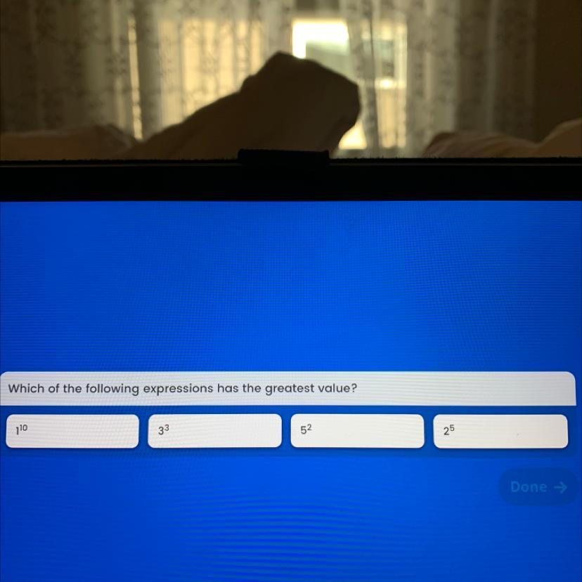 Which of the following expressions has the greatest value?110335225