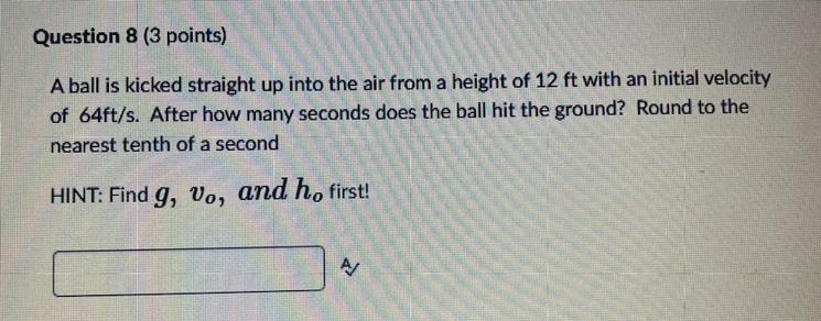 Im completely lost on this, so if you have any ideas, please let me know