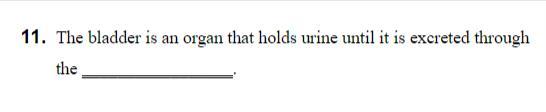 options for word: Nephron, and water NO LINKS OR I WILL REPORT AND NO UNNECESSARY ANSWERS THAT DON'T