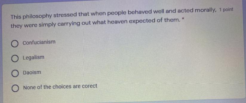 PLEASE I NEED THIS QUESTION ITS THE LAST ONE I HAVE 4 MINUTES TO ANSWER