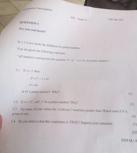 Is a square of an even number always even? In 1.2 you wrote the general term of sequences you wrote in