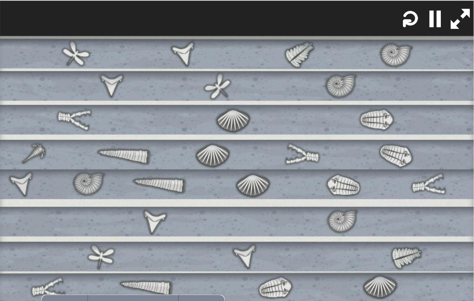 Place the rock layers in order from oldest to youngest with the oldest layer on the bottom and the newest