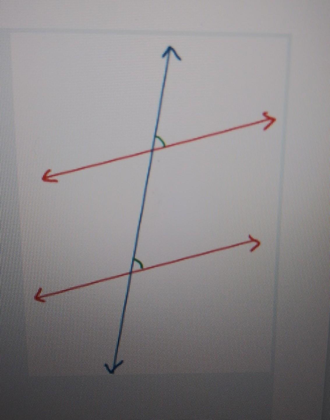 Can you prove the red lines in the diagram are parallel ? Explain your answer 