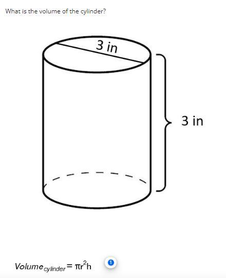 What is the volume of the cylinder?