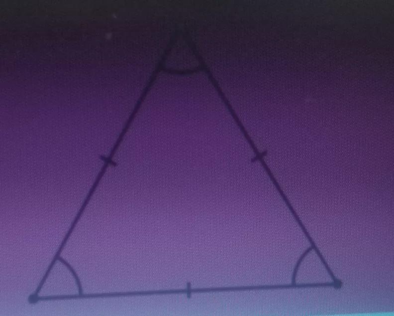 Classify the TriangleThe answer choices are : equilateral, scalene or isosceles 