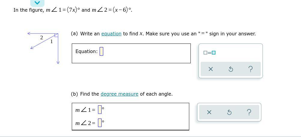 Pls Help Me In The Figure, And .(a)Write An Equation To Find . Make Sure You Use An "" Sign In Your Answer.(b)Find
