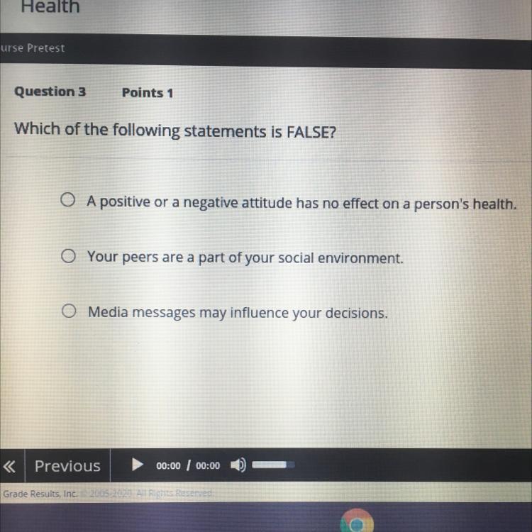 Which of the following statements is FALSE?