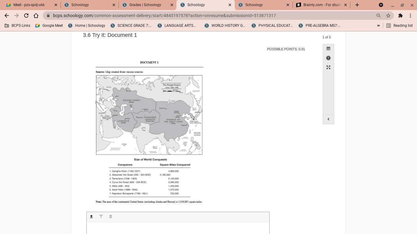 PLEASE HURRY FREE BRAINLIESTHow does the evidence from Document 1 support or (refute) that the Mongols