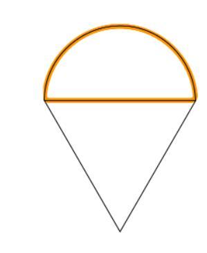 To make the painted logo stand out, the shop plans to put neon lights around the edge of the half circle