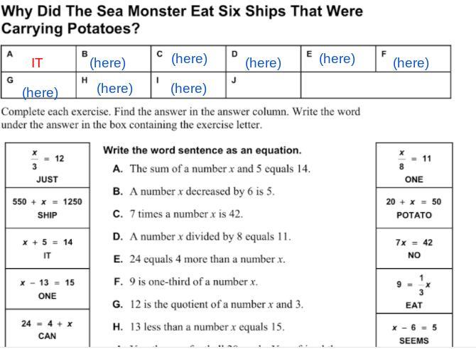 Just need the answer