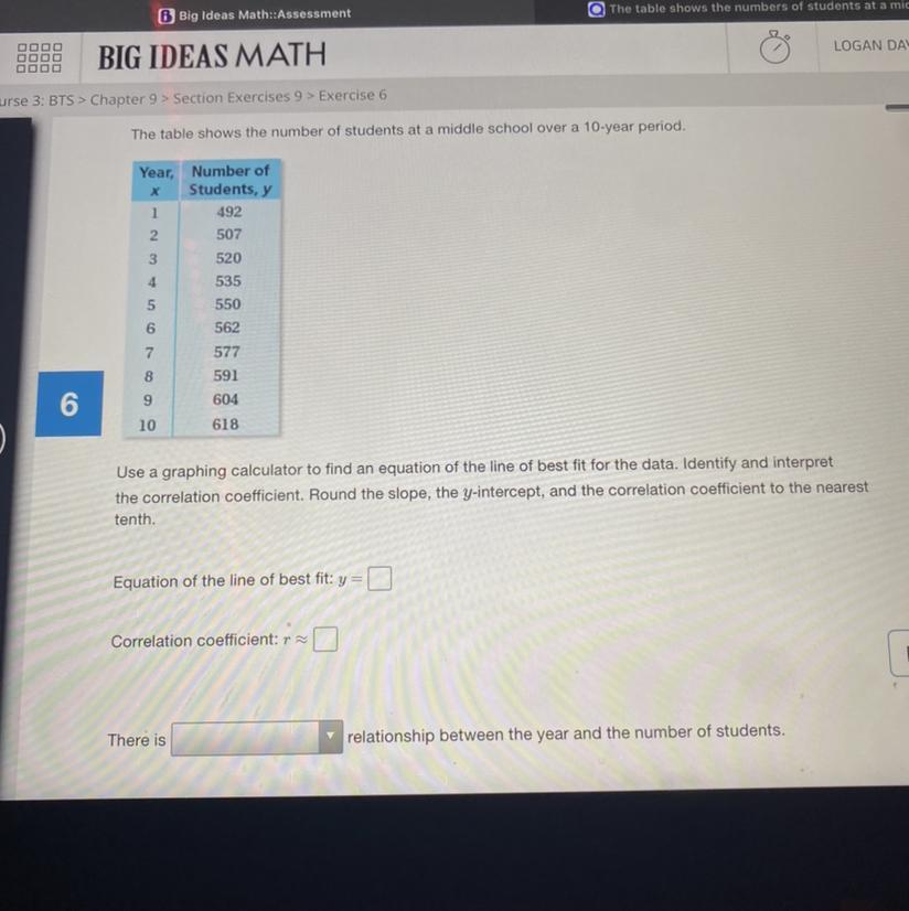 I need help finding the correlation coefficient I got everything else