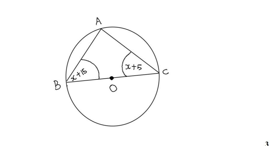 NO LINKS PLEASE!Using circle theorem 2, which states that the angle oppositeto the center in a semicircleis