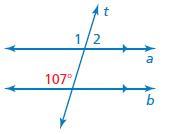 Use The Figure To Find The Measures Of The Numbered Angles.1 = 2 = 