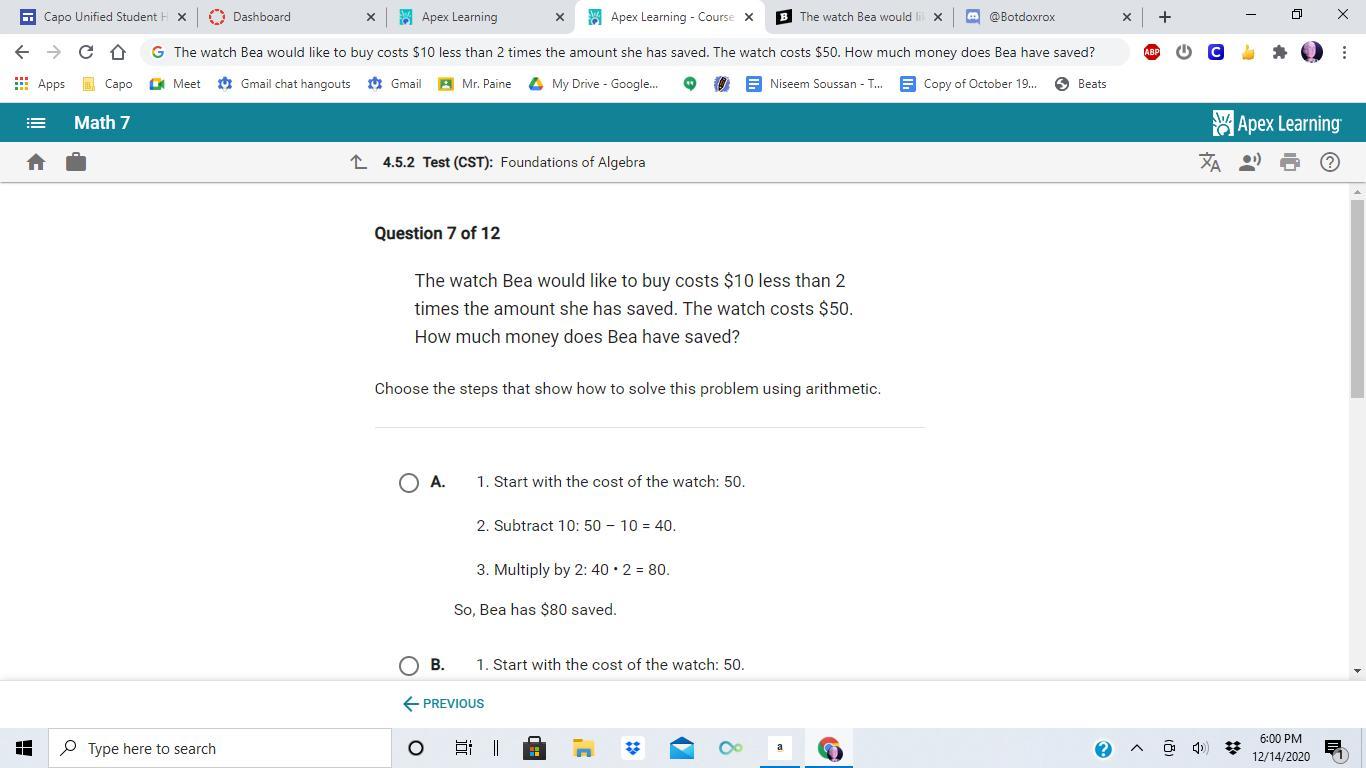 Answer this question correctly and I will give you brainlyist, 5.0 rating, and thanks. The question that