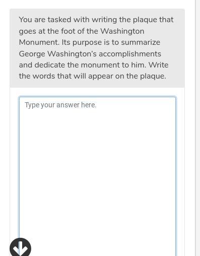 George Washington and The Washington Monument