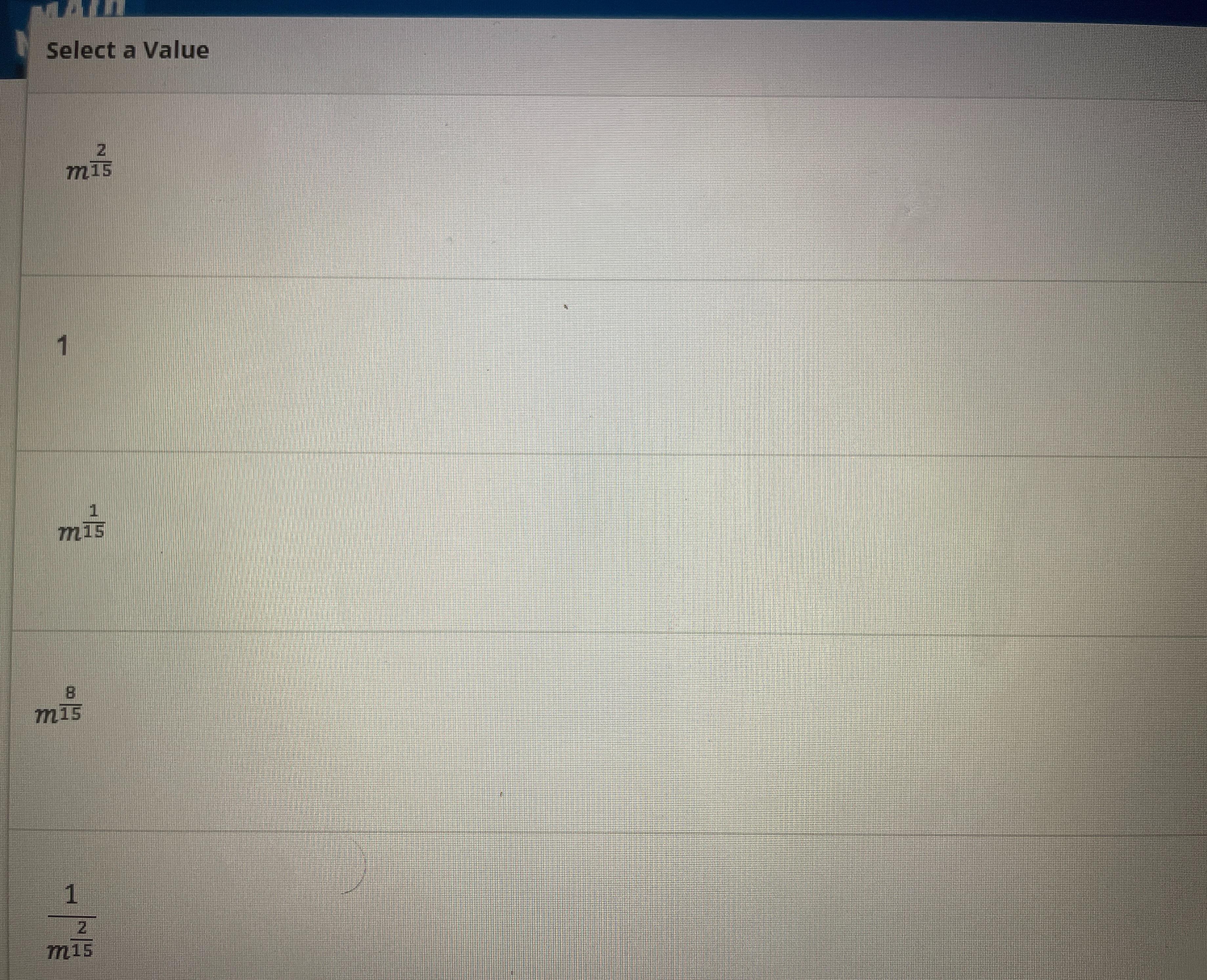 I Need Help With This Expression. I Need To Select A Value 