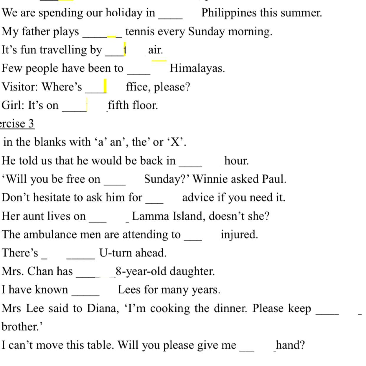 Anyone know these exercises?can help me:)