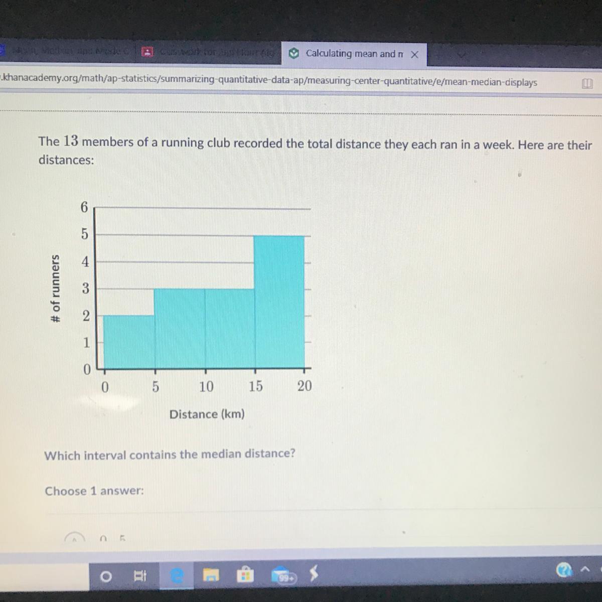 Answers Are A)0-5B)5-10C)10-15D)15-20