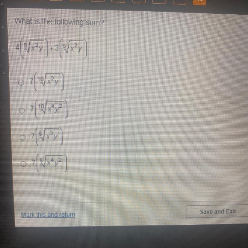 What is the following sum?