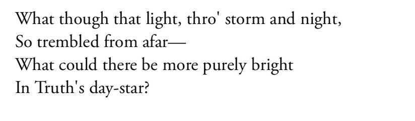 What does In Truth's day-star mean in Edgar Allan Poe poem A Dream