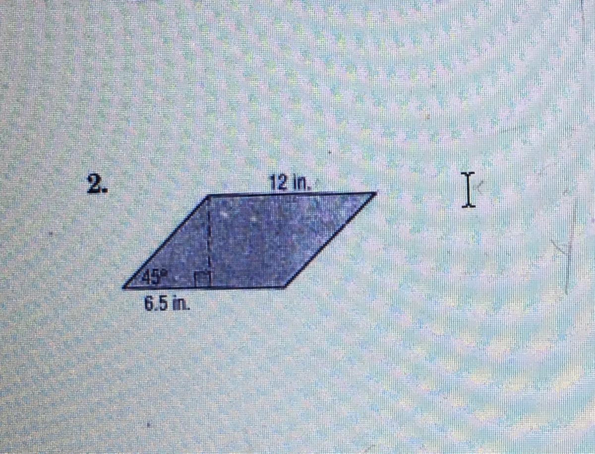 find the area, round to the nearest tenth if necessary 