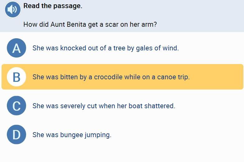 QUESTION:Aunt Benita Of The Amazon1Even At 74, My Aunt Benita Is Still Willing To Take Risks I Would