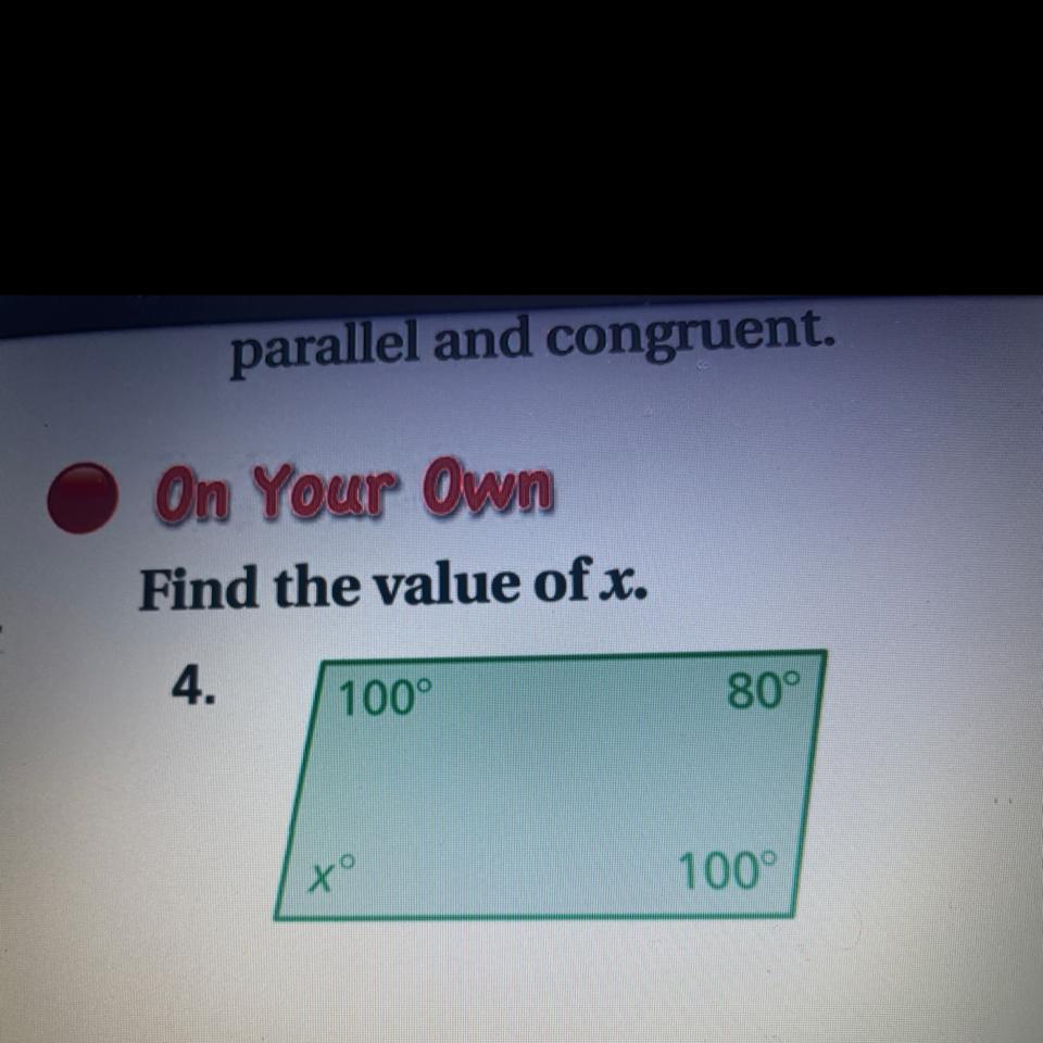 Find the Value of X.
