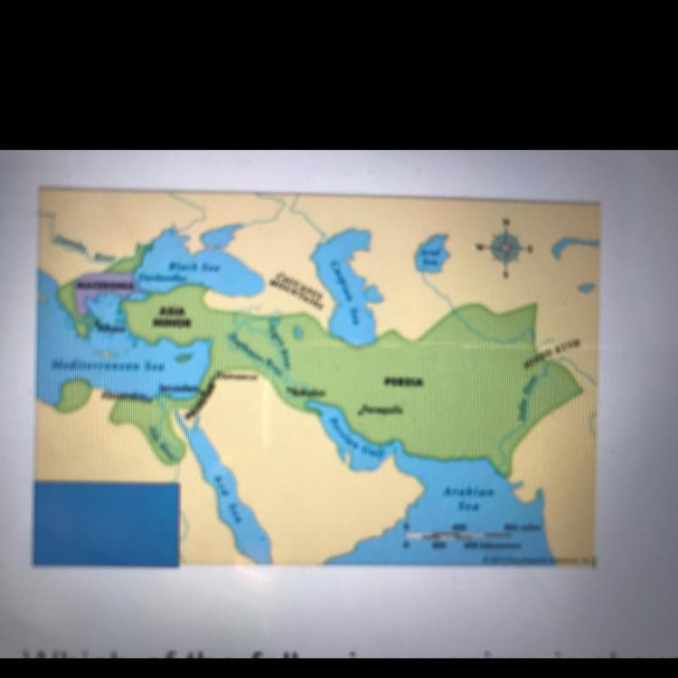Which of the following empires is shown on the map below?o West African EmpireO Byzantine EmpireO Alexander