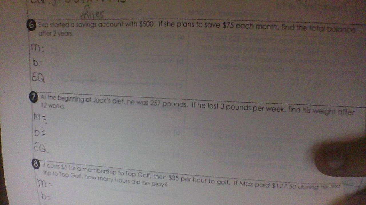 I'm needing help with question 6 i thought I had it but I'm still confused. 