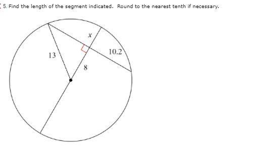 Find The Length Of The Segment And Round To The Nearest Tenth.