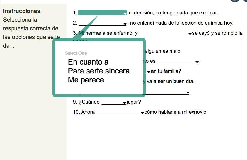 PLEASE HELP W SPANISH ITS EASY!!