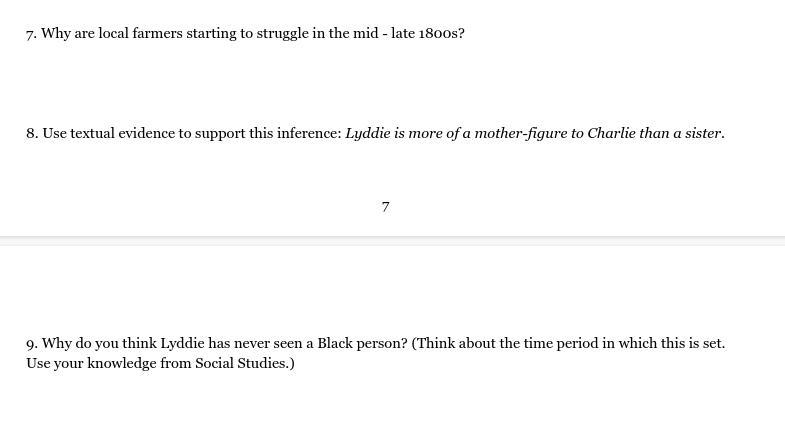 LAST TlME IM ASKlNG. 100 POINTS!!!for people who read the book lyddie pleaseeee help. for chapter 4(