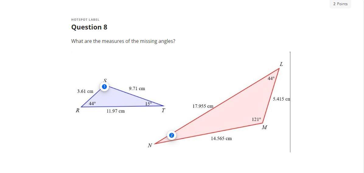 PLEASE HELP!!What are the measures of the missing angles?