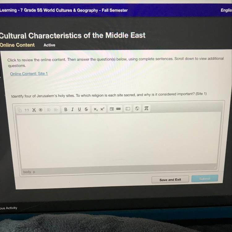Click To Review The Online Content. Then Answer The Question(s) Below, Using Complete Sentences. Scroll