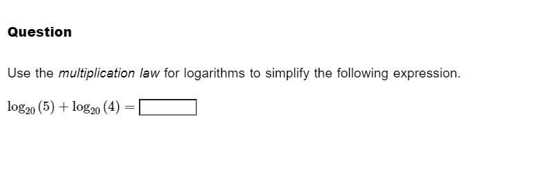logarithims pls help